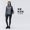 Women's summer lightweight sun protection clothing - uv resistant, quick-drying, breathable, packable hooded sun shirt d26016