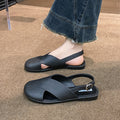 2025new arrival baotou roman sandals for women outwearsummerfrench baotou fairyfrench roman slippers for women
