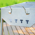 Outdoor bbq & tea brewing portable grill - bbq, meat roasting, patio heating, home camping carbon fire pit
