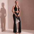Amazon cross-border draped bell bottoms women's summer looseslimming lookhigh waisteasiest for matchcasualmoppants micro bell bottoms