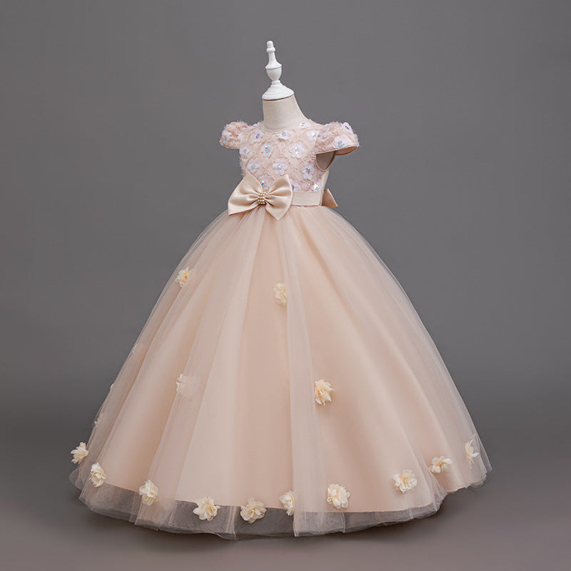 Children's dresses: flower girl dresses, princess dresses, mesh evening gowns for girls, wedding dresses, runway & performance costumes