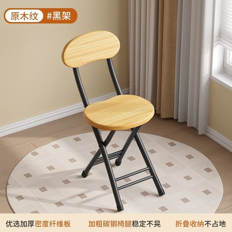 Folding chair popular simple folding stool for home dining chair dormitory outdoor chair white negotiation chair portable training chair