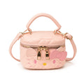 Diamond tweed style box bag japanese style cartoon kt cat kids mini cute hand bag satchel shoulder crossbody bag