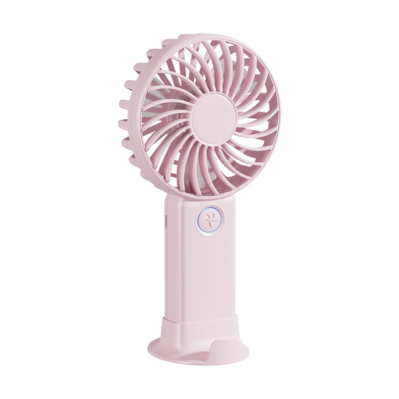 new product handheld fan mini desktop fan usb rechargeable high wind power student small fan wholesale logo