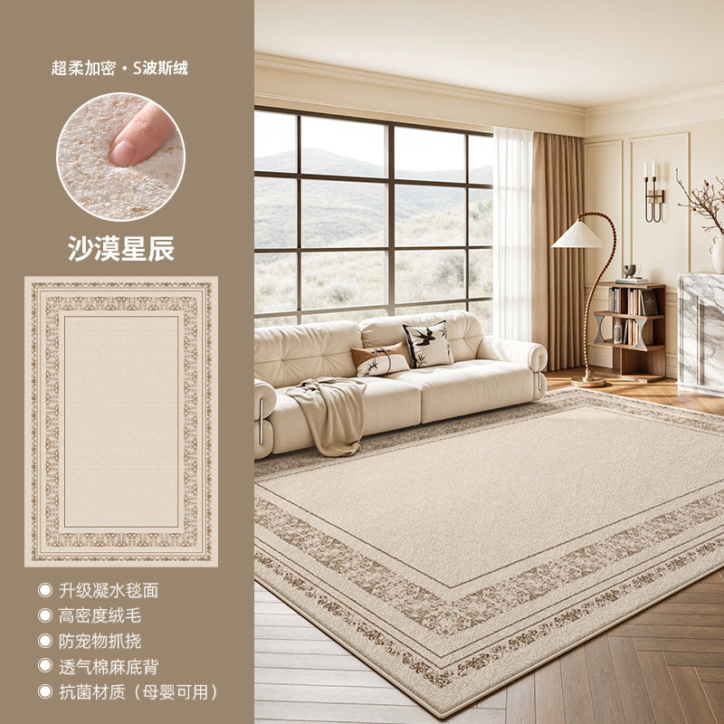 Distributed carpet living room bedroom  new style accessible luxury high-end modern simple bedside no-wash, wipeable and no maintenance