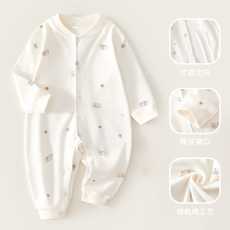 Babylon one-piece newborn pure cotton long sleeves pajamas spring & fall clothes newborn baby autumn haha rompers baby clothes