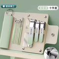 Nail clipper set leather case manicure manicure tool german precision douyin hot style nail clipper nail clipper set