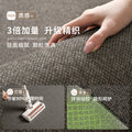 Carpet living room italian normcore black high-end modern simple waterproof washable bedroom floor mat large area