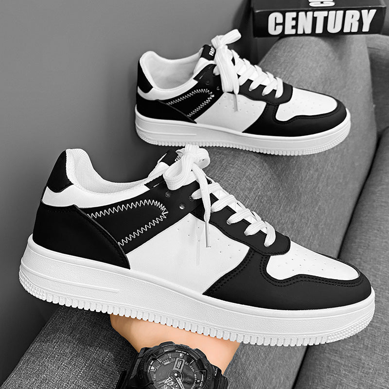 Men's fashion sneakers: 2026 spring new arrivals - low-top skate shoes, breathable and versatile white shoes for men, casual shoes for male students