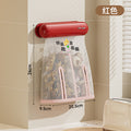 Kitchen wall-mounted ginger, onion and garlic punch-free installation breathable mesh bag ventilation and preservation detachable washable easy-to-clean storage bag