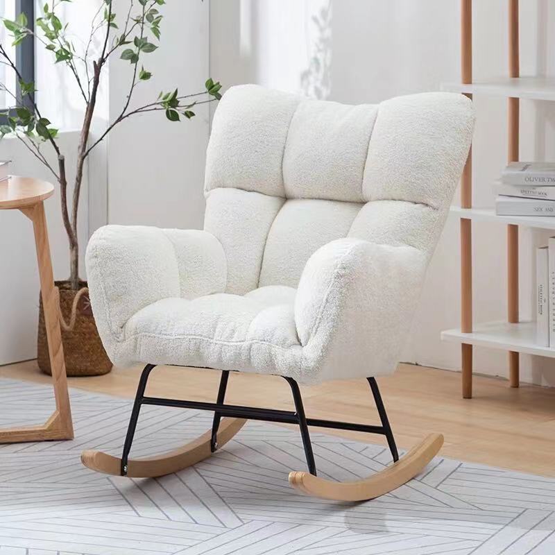 Same-day shipping solid wood single sofa chair, backrest chair, balcony lounge chair, small apartment beanbag chair, living room sofa chair