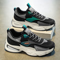 2026 spring new breathable men's shoes - odor-resistant mesh sneakers, athletic casual versatile trendy chunky sole dad shoes