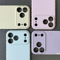 Suitable for iphone17 pure color bubble heart shell mobile phone case apple 16prom side heart shaped tpu mobile phone case