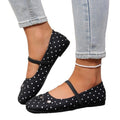 Exportplus size polka dot ballet style mary jane flats women's new arrivalautumoutwear evening shallow mouth women's flats