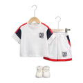 Boys' short-sleeve set: new  collection - breathable, cool, and casual two-piece outfit for toddlers and young children. wholesale children's clothing for export