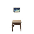 Solid wood height-adjustable computer desk, mobile small apartment office desk, home study table, foldable small desk with wheels