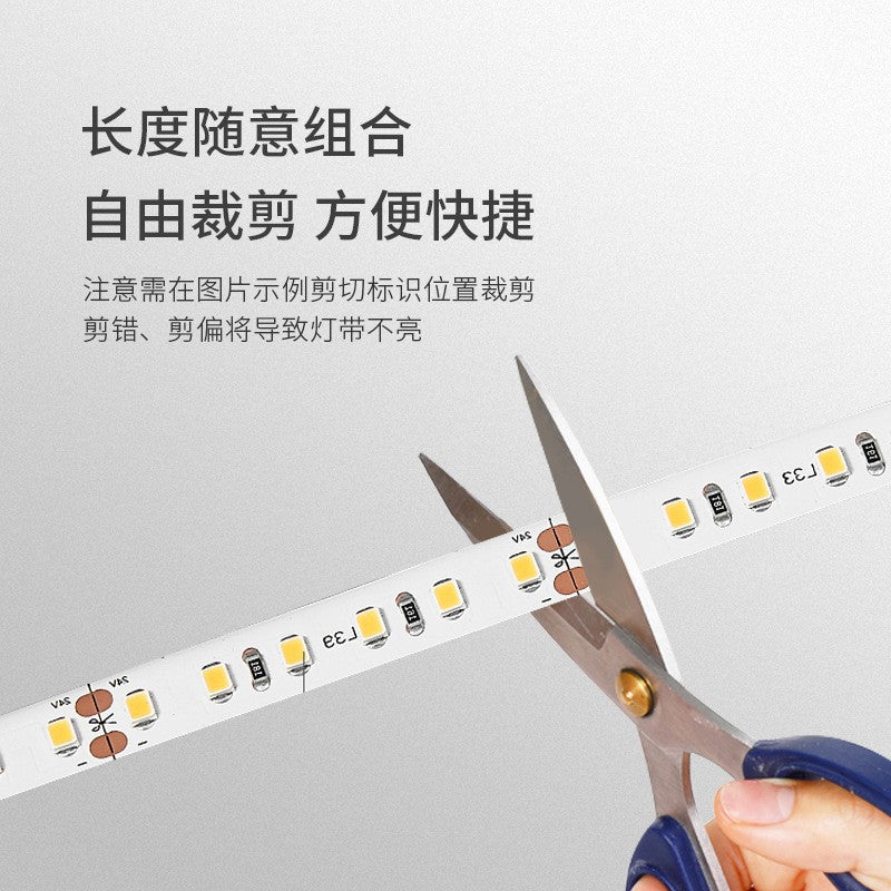 LED linear light aluminum alloy light slot cob light with embedded line light concealed corner curtain box line light