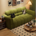 Marshmallow cloud fabric sofa - perfect for small apartments, living rooms, bedrooms, and rental properties. a cozy and comfortable accent sofa for home or office