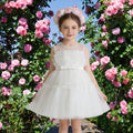 summer new girls' dress - european & american style sleeveless mesh tutu dress - kids' bow princess dress - little princess
