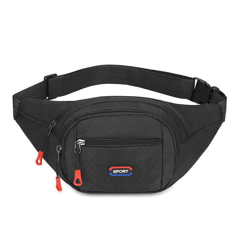 Cross-border new outdoor portable fanny pack Do business and receive wallets Men's lightweight messenger chest bag Waterproof messenger bag
