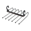 Foldable pants rack - multi-layer, multi-functional pants hanger for home use - no-trace, non-slip pants organizer - the ultimate pants storage solution