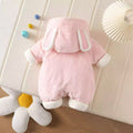 Baby girl's warm, cozy, and adorable winter romper – perfect for outings! this fleece-lined, extra-thick onesie is ideal for newborns and toddlers