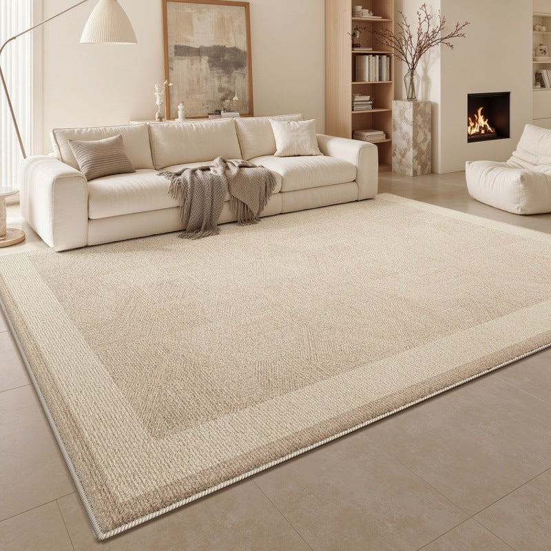 Carpet living room cream style high-end simple no-wash wipeable waterproof sofa coffee table bedroom bedside blanket large area