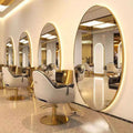 Influencer-approved salon mirror with lights - professional barber mirror for hair cutting, wall-mounted vanity mirror for hair salons