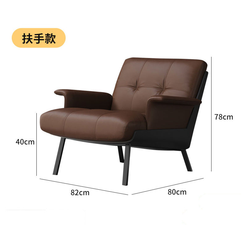Single hotel lobby reception area table and four chairs set - casual sofa combination for cafes, offices, and meeting spaces