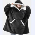 barcode pullover fleece pajamas heattech tv blanket outdoor cold-proof nightgown couple wear sweatshirt fleece heattech