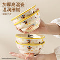 Shaun the sheep bowl and plate tableware suitfor home cartoon bowl high-looking ceramic bowl plate soup bowl small rice bowl