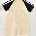 Summer lightweight baby romper - short sleeve infant outfit for summer outdoor wear - breathable bodysuit/onesie