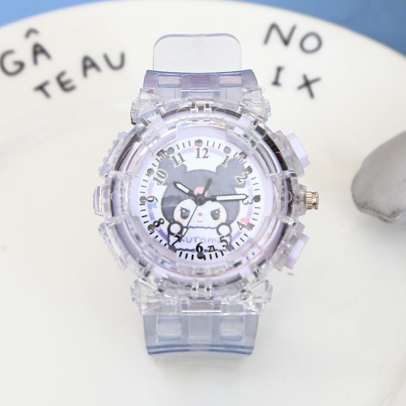 Kuromi watch pudding dog big ear dog melody jade cinnamon dog women's student digital luminous watch