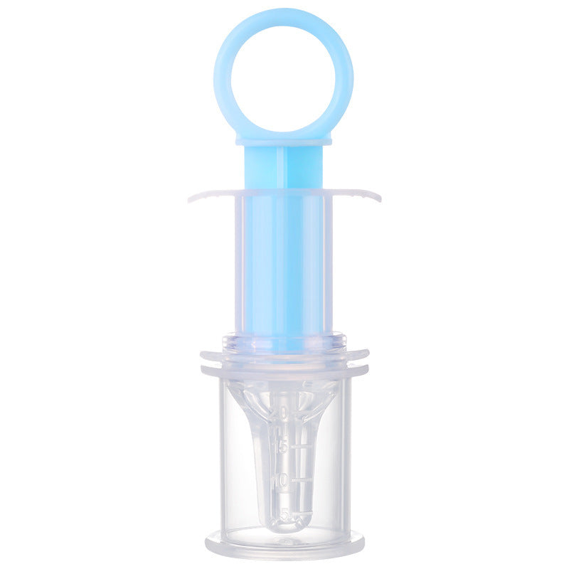 Factory direct sales silicone medicine feeder, baby syringe feeder, liquid inlet on both sides of the anti-choking milk nozzle, medicine feeder, liquid feeder