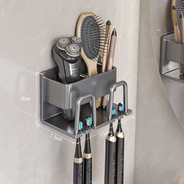 Removable toothbrush rack No punching mouthwash cup holder Wall hanging storage rack Electric toothbrush Toothpaste holder Wholesale