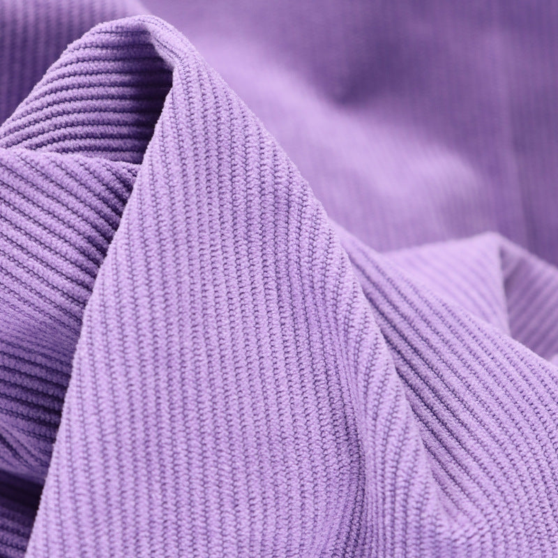 Elastic 11-pit corduroy fabric, all-polyester 11-strip corduroy fabric, sofa throw pillow, clothing, luggage, flannel