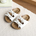 Girls' summer sandals: new thick-soled, trendy, casual kids' shoes - versatile outdoor wear with tie-up straps