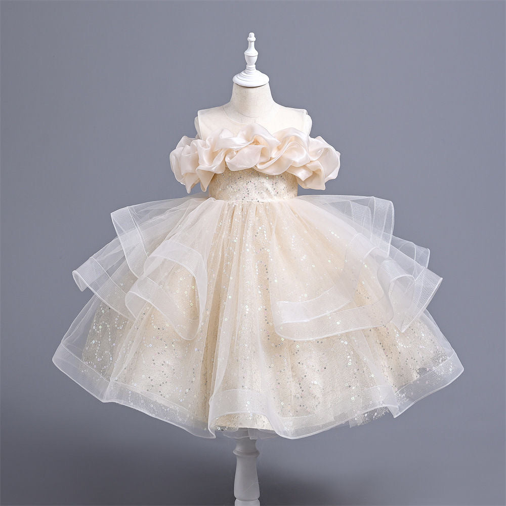 Summer new children's elegant baby dress princess