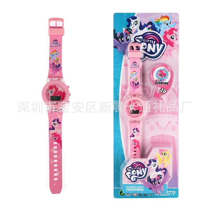 Wholesale children's luminous glow-in-the-dark cute cartoon electronic quartz watches - perfect for elementary school students and kindergarten toys