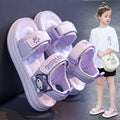 Girls' sandals & princess shoes: new  summer collection - stylish soft-soled beach sandals for girls, anti-slip baby slippers