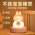 Rechargeable voice-activated night light - perfect for bedroom sleep, baby feeding, and kids' cute bedside lamp