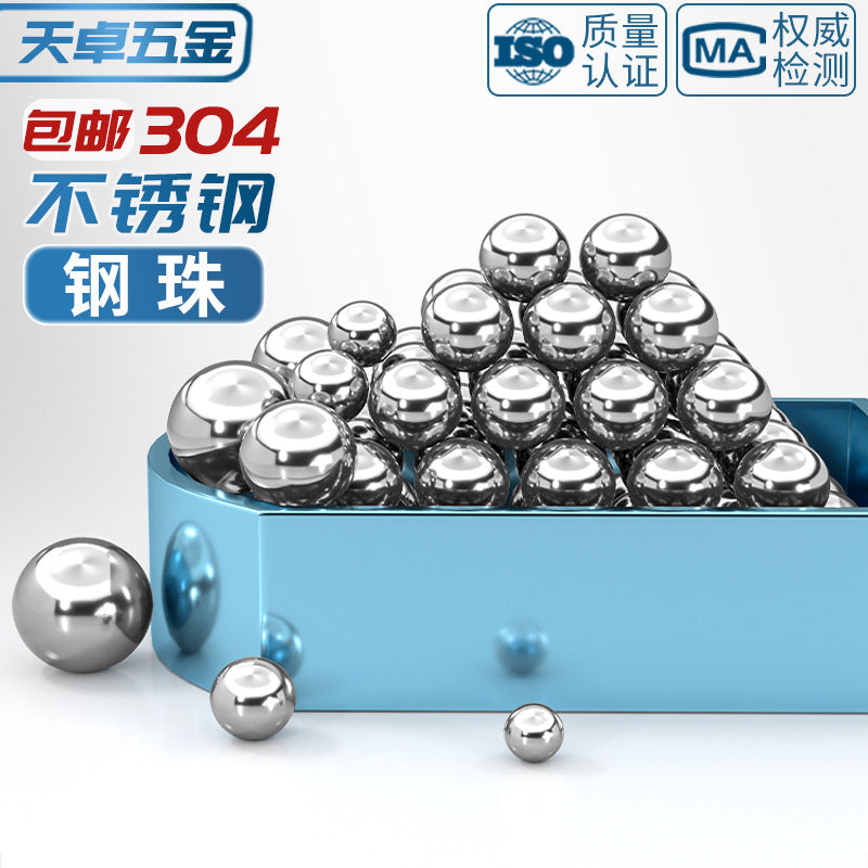 304 Stainless Steel Precision Bearing Steel Ball Solid Small Ball Ball Ball 0.5-6 - 8-9-30 - 60mm