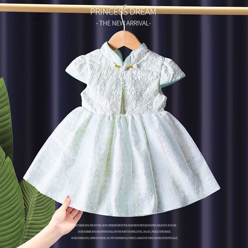 Girls' summer dress -  new collection: stylish princess dress for girls, trendy summer clothing for kids