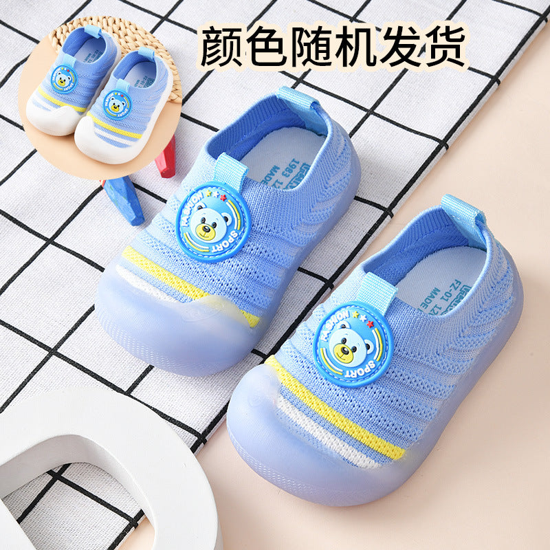 Yidian baby cloth sandals women's summer infant shoes new arrival toddler shoes one year old men's soft bottom