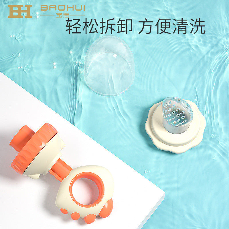 New arrival baby juice fruit food supplement teether fruit and vegetable bite bag baby molar stick food supplement tool handy gadget