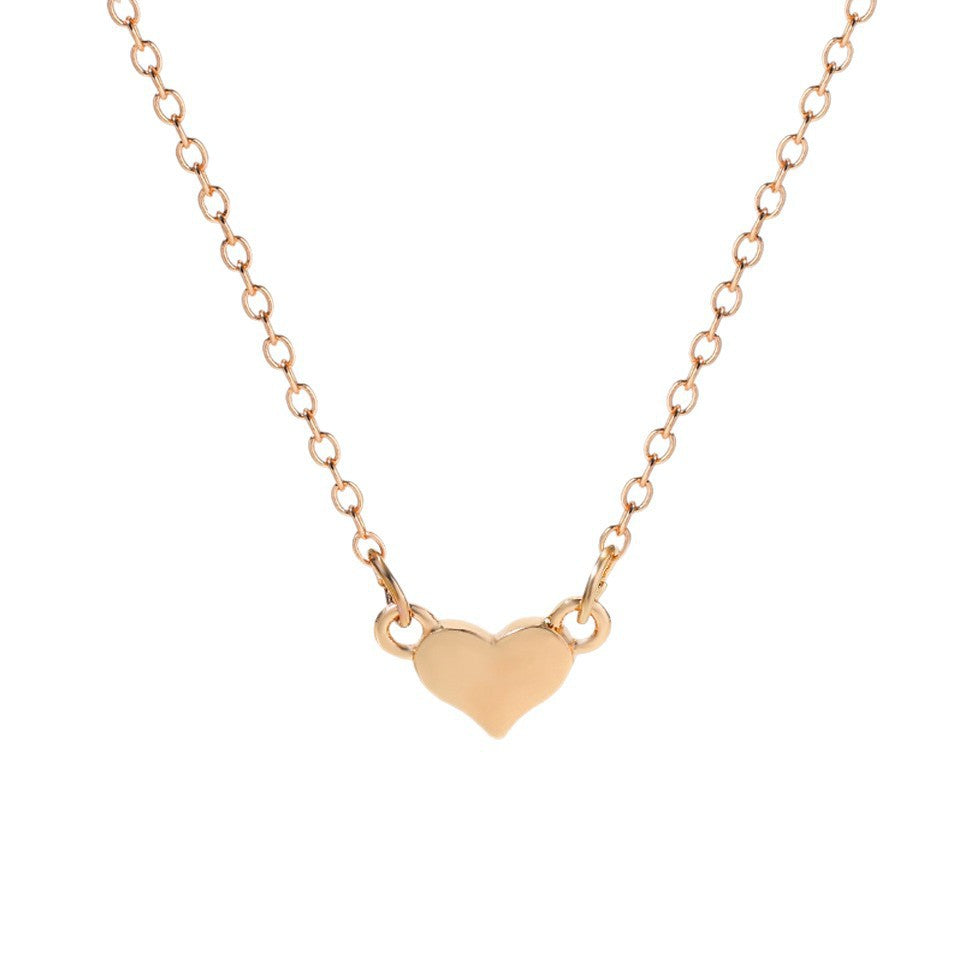 Stackable necklace heart pendant clavicle chain personalized star moon necklace multi-layer design everyday casual necklace for women