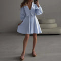 cross-border european and american women's clothing: new summer skirts, fashionable casual plaid lace-trimmed mini dress