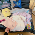 Kids' summer new arrivals: unisex color block t-shirts - versatile short sleeve dopamine crewneck tops, korean style casual children's wear