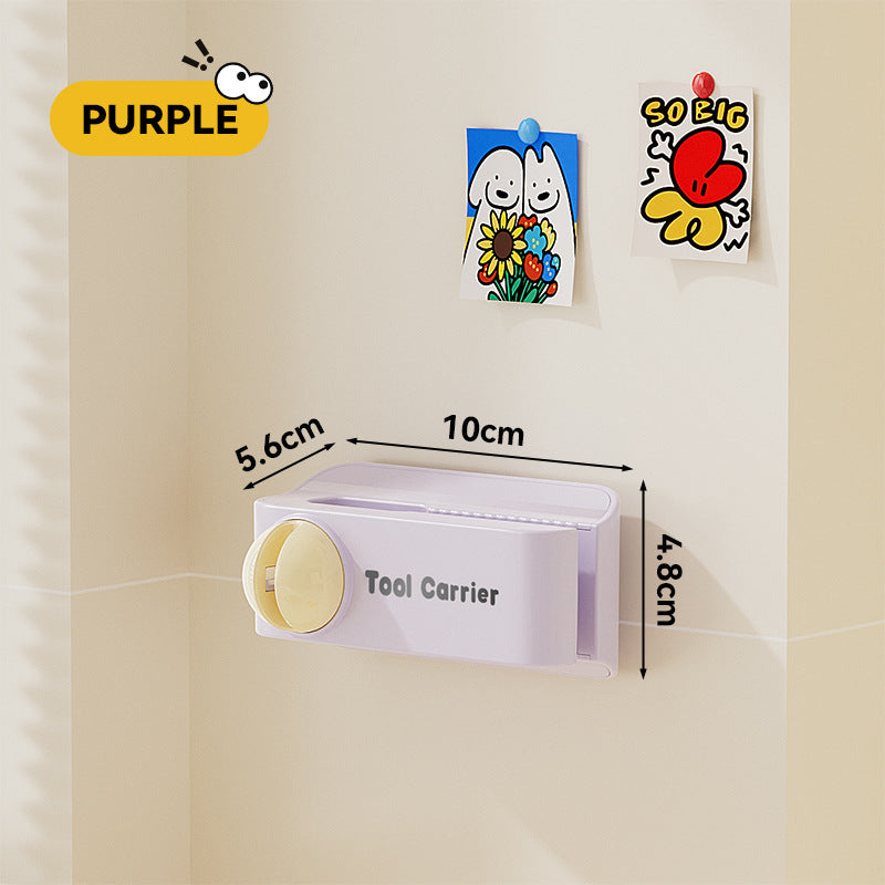 Kitchen punch-free wall-mounted multi-functional whetstone knife holder combination security stable knife storage sharpening tool