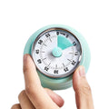 Mechanical kitchen timer - visual time management alarm with countdown & magnetic attachment